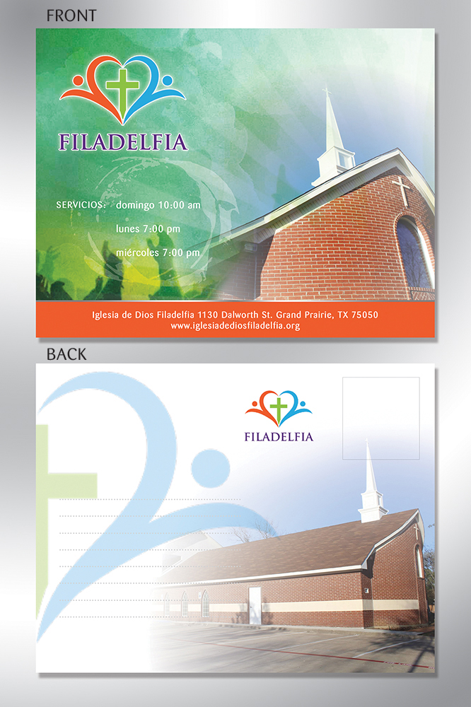 Postkarten-Design von Rozita für Iglesia de Dios Filadelfia | Design #11583715