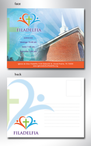 Postkarten-Design von Rozita für Iglesia de Dios Filadelfia | Design: #11594906