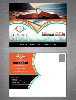 Postkarten-Design von creative.bugs für Iglesia de Dios Filadelfia | Design: #11574029