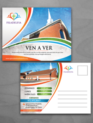 Postkarten-Design von creative.bugs für Iglesia de Dios Filadelfia | Design: #11655661