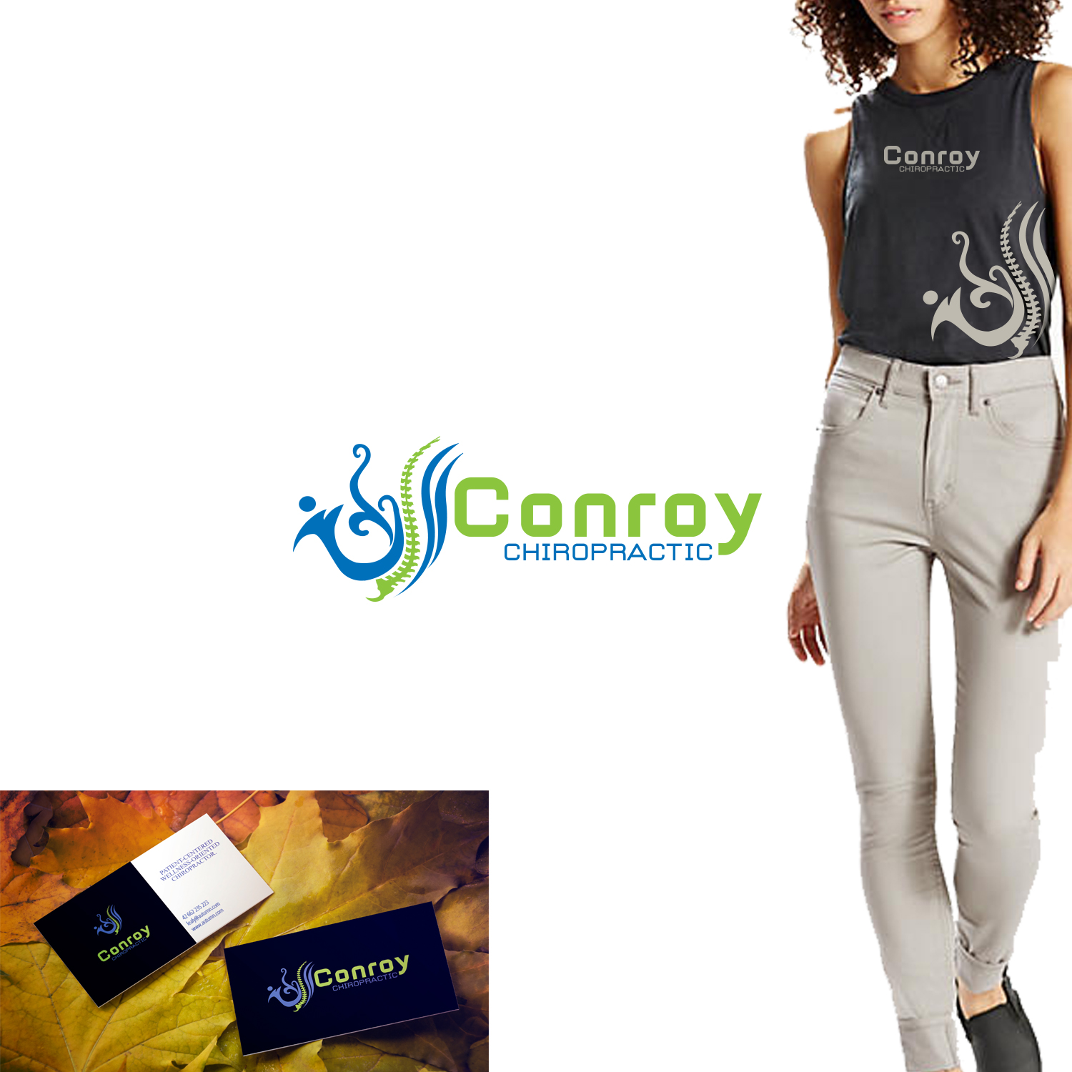 Logo-Design von S-Square für Conroy Chiropractic & Wellness P.C | Design #11676011