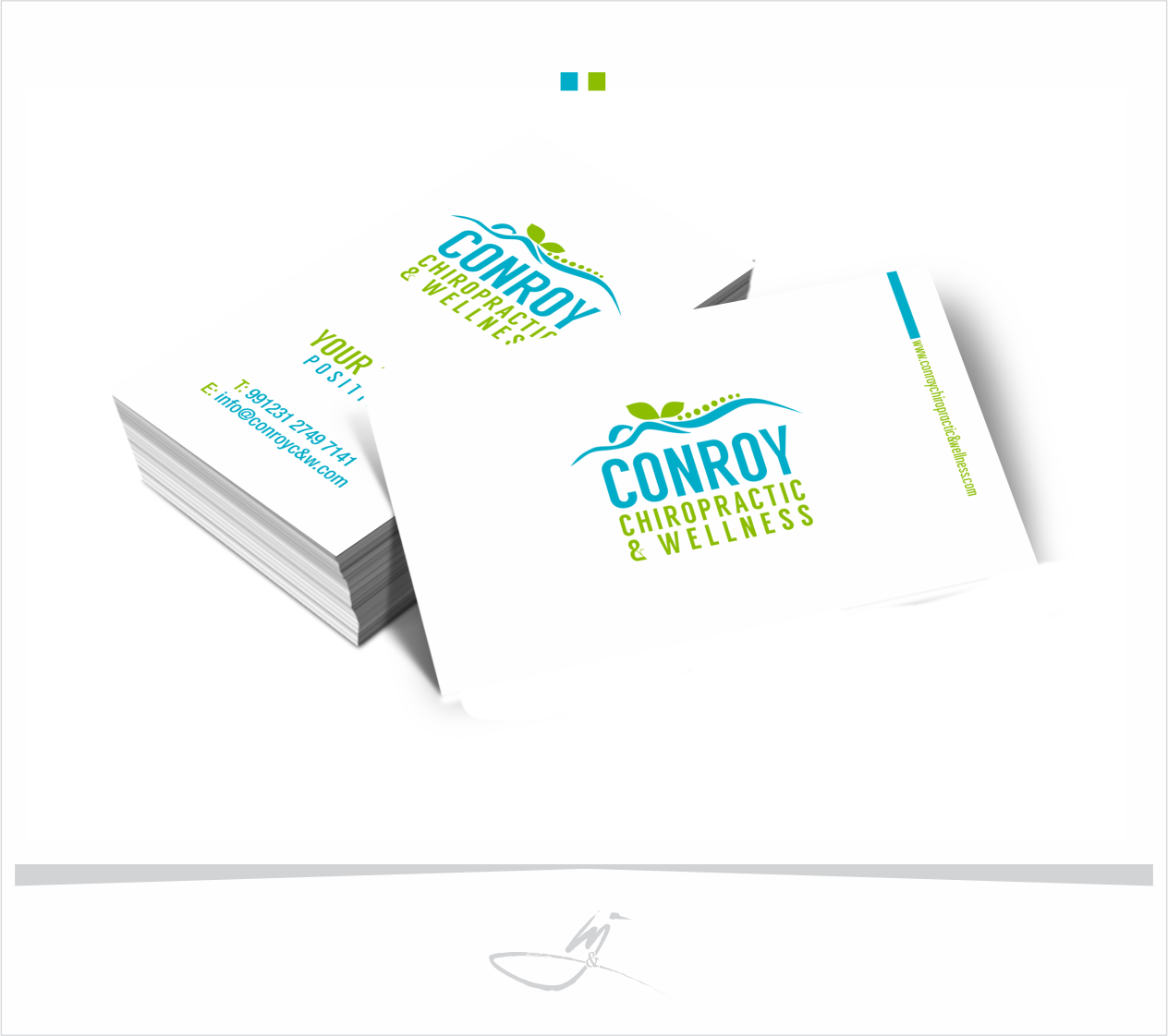 Logo Design by Mimi &amp; Max for Conroy Chiropractic & Wellness P.C | Design #11779416