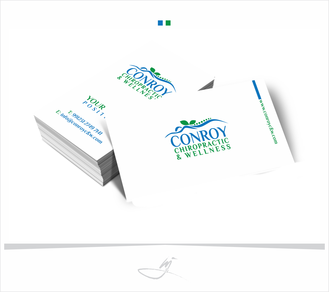 Logo Design by Mimi &amp; Max for Conroy Chiropractic & Wellness P.C | Design #11779436