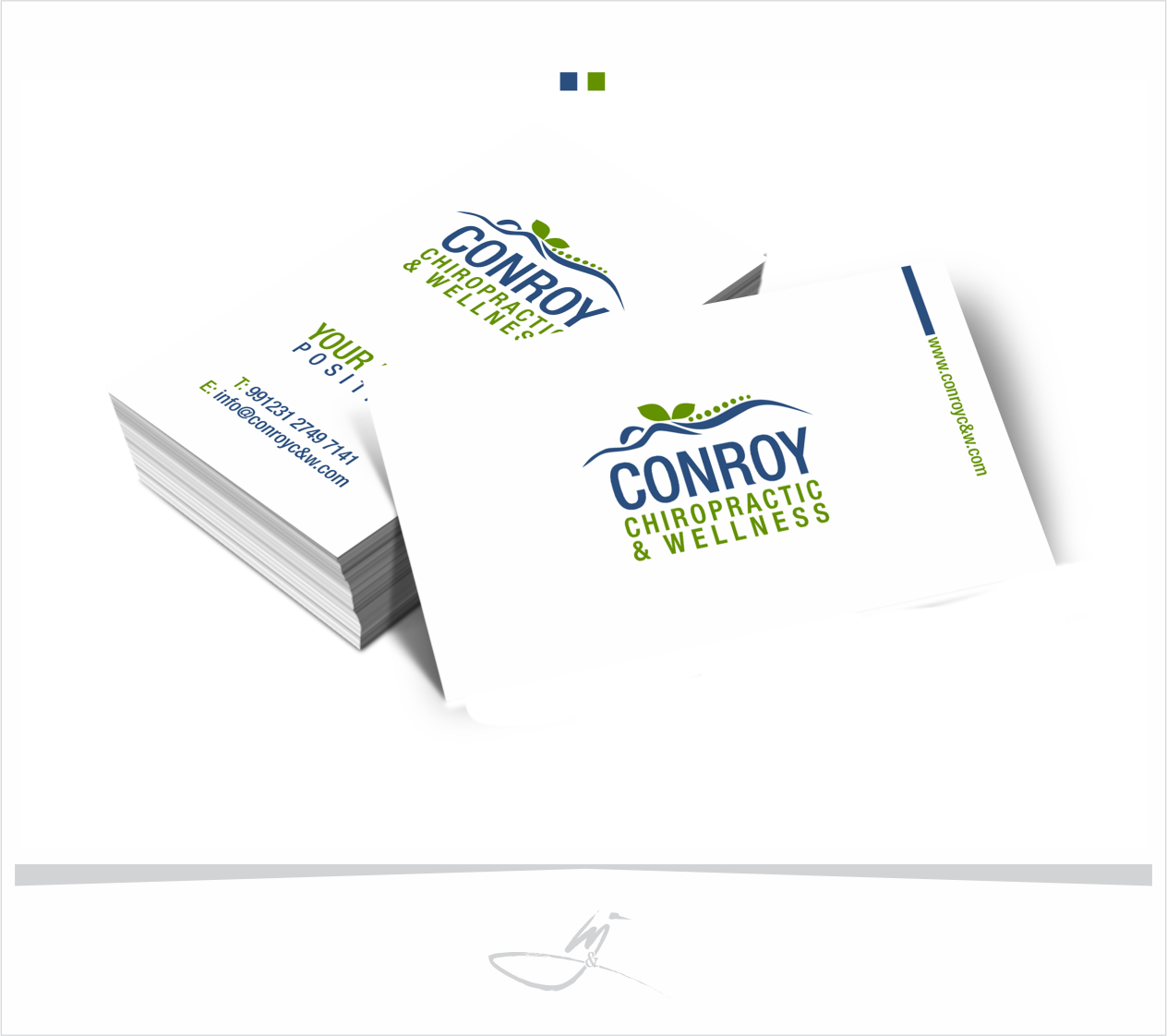 Logo Design by Mimi &amp; Max for Conroy Chiropractic & Wellness P.C | Design #11931377