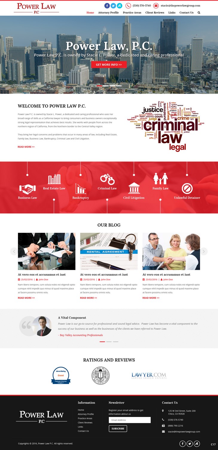 Web Design by pb for Power West Properties Inc | Design #11574672