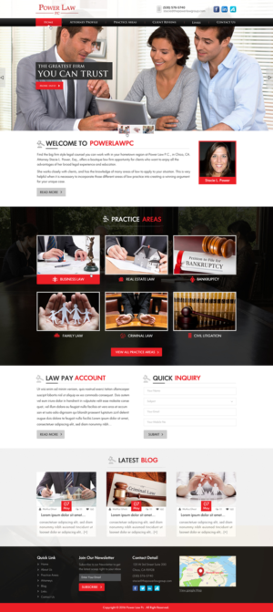 Web Design par Sbss pour Power West Properties Inc | Design : #11576648