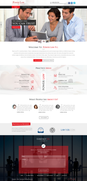 Web Design par Sbss pour Power West Properties Inc | Design : #11576662