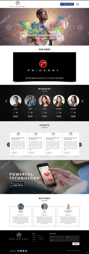 Landing Page-Design von pb für dieses Projekt | Design: #11585997