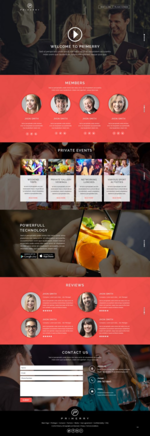 Design de Page d'Accueil par pb pour ce projet | Design : #11587757