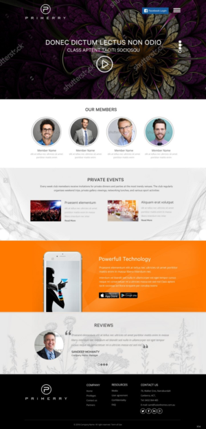 Landing Page-Design von pb für dieses Projekt | Design: #11596315