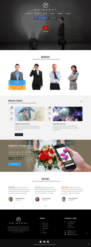 Landing Page-Design von pb für dieses Projekt | Design: #11596328