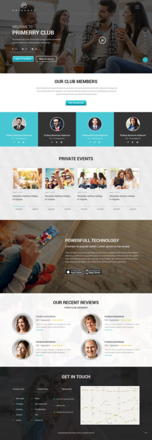 Design de Page d'Accueil par pb pour ce projet | Design : #11596471