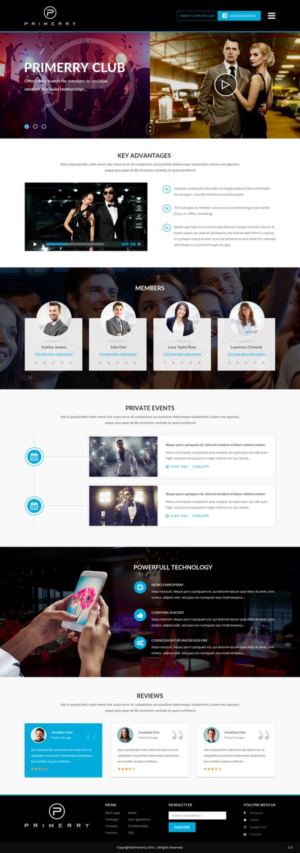 Design de Page d'Accueil par pb pour ce projet | Design : #11596483