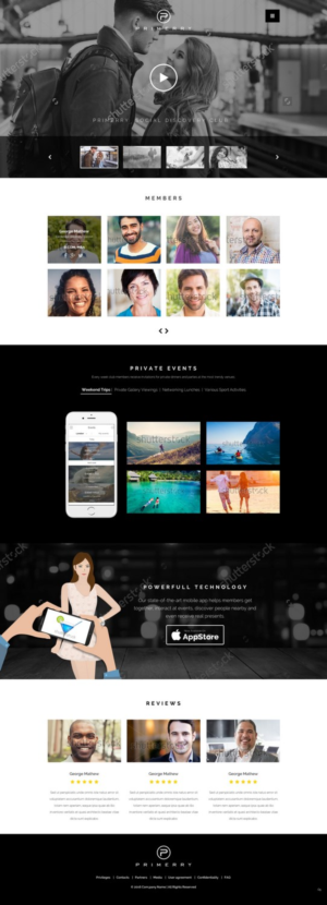 Design de Page d'Accueil par pb pour ce projet | Design : #11596485