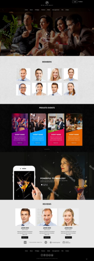 Design de Page d'Accueil par pb pour ce projet | Design : #11600545