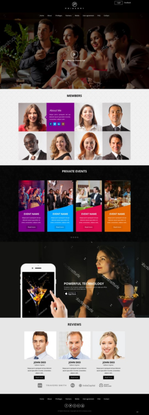 Design de Page d'Accueil par pb pour ce projet | Design : #11617308
