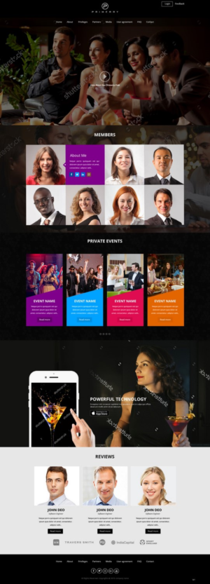 Design de Page d'Accueil par pb pour ce projet | Design : #11617309