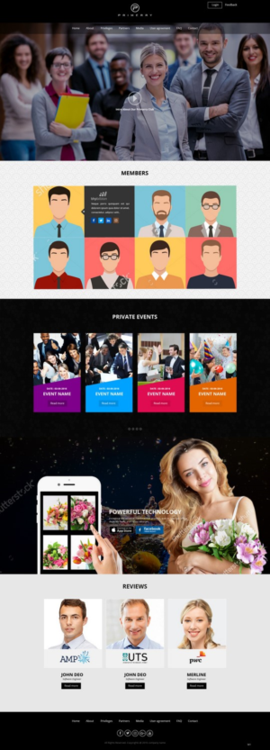 Landing Page-Design von pb für dieses Projekt | Design: #11624693