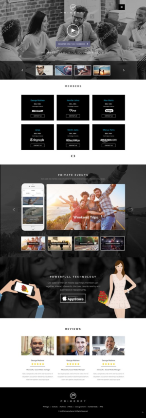 Landing Page-Design von pb für dieses Projekt | Design: #11651778
