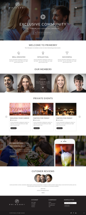 Landing Page-Design von pb für dieses Projekt | Design: #11651779