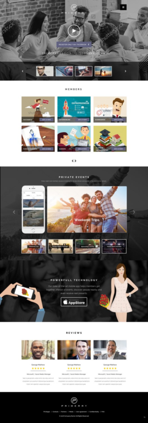 Landing Page-Design von pb für dieses Projekt | Design: #11672516