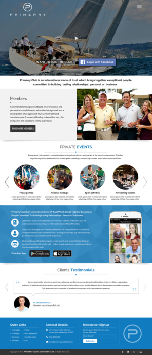 Landing Page-Design von Sbss für dieses Projekt | Design: #11586328