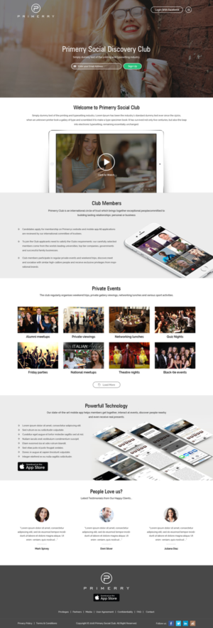 Landing Page-Design von Sbss für dieses Projekt | Design: #11593911