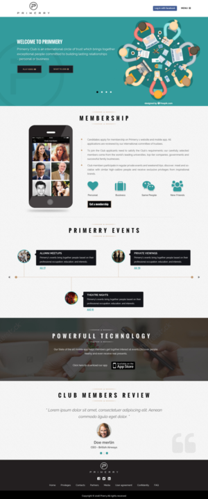 Landing Page-Design von Techno Design für dieses Projekt | Design: #11612094