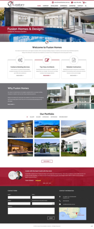 Web-Design von pb für fusion homes  | Design: #11574595