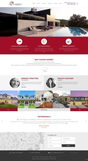Web-Design von pb für fusion homes  | Design: #11574597