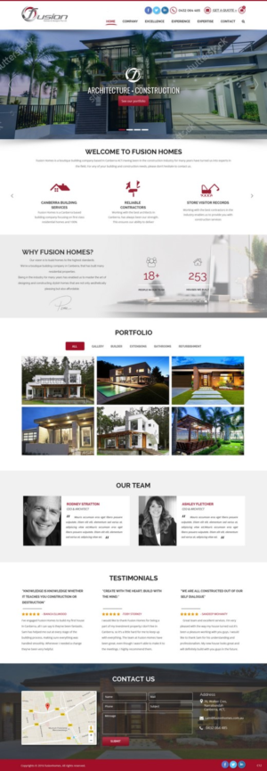 Web-Design von pb für fusion homes  | Design: #11574602