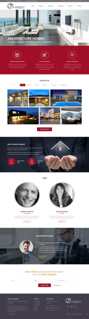 Web-Design von pb für fusion homes  | Design: #11574610