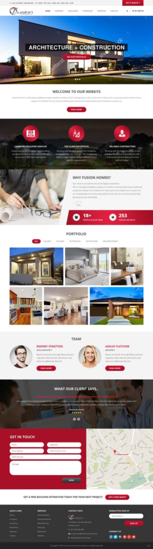 Web-Design von pb für fusion homes  | Design: #11576758