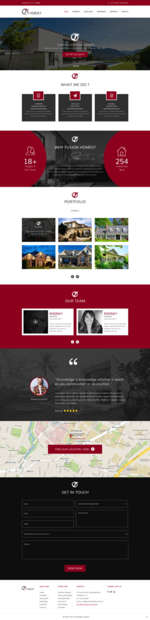 Web-Design von pb für fusion homes  | Design: #11587678