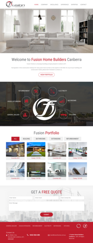 Web-Design von rightway für fusion homes  | Design: #11577660