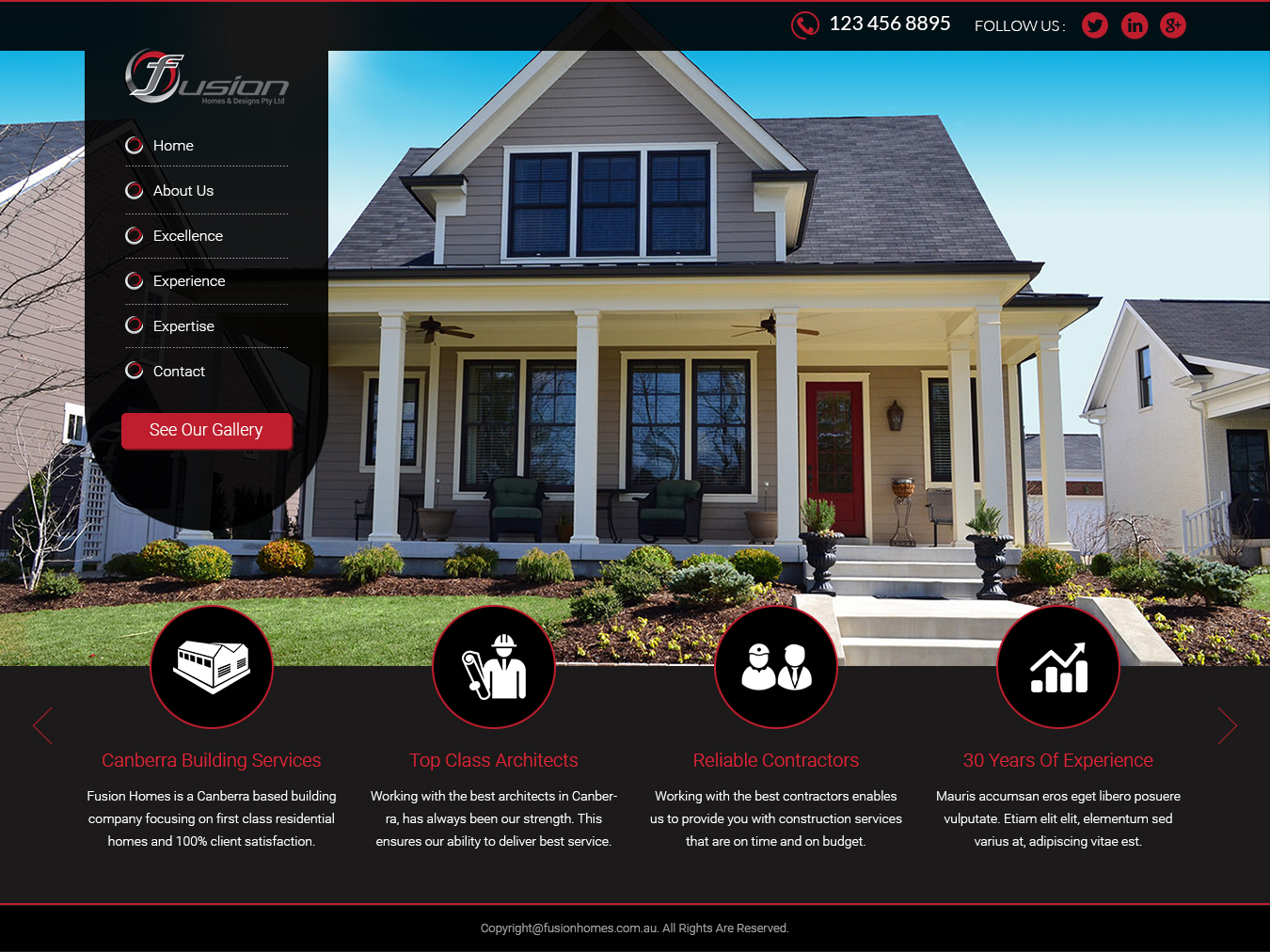 Web-Design von Tpith für fusion homes  | Design #11676261