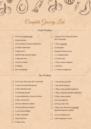 Catalogue Design by aniep for Nourished Natural Health | Design: #11654712