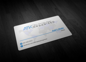 Business Card Design by Pointless Pixels India for All Things Kept Organized | Design: #11576192