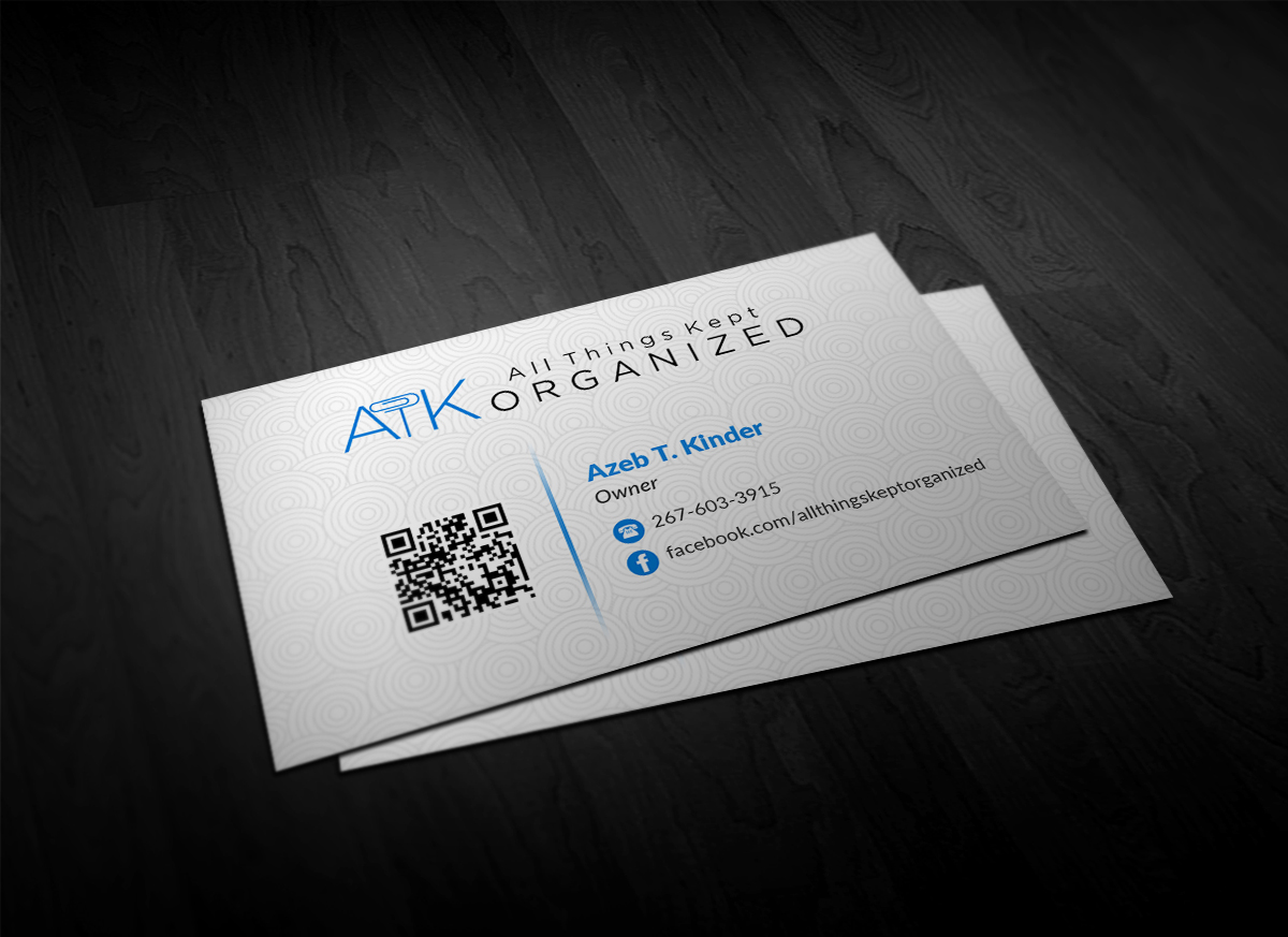 Design de Carte de Visite par Pointless Pixels India pour All Things Kept Organized | Design #11576214