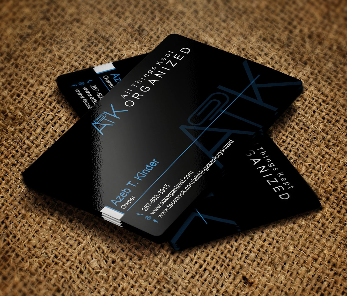 Business Card Design by Verified artistry (Design garden) for All Things Kept Organized | Design #11565735