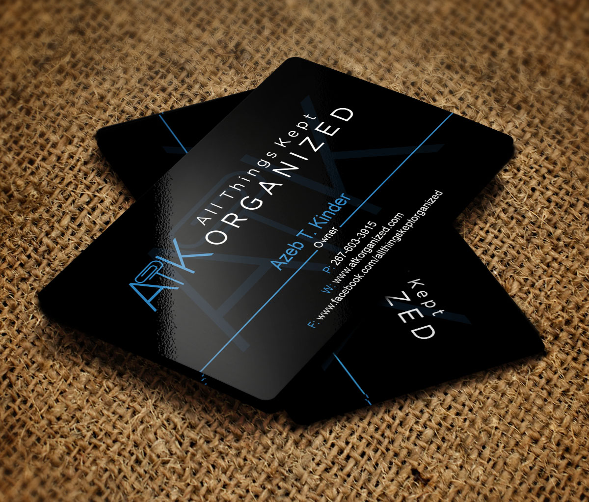 Business Card Design by Verified artistry (Design garden) for All Things Kept Organized | Design #11565742