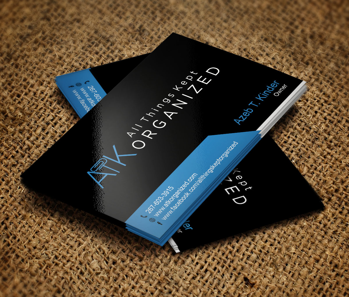 Business Card Design by Verified artistry (Design garden) for All Things Kept Organized | Design #11565743