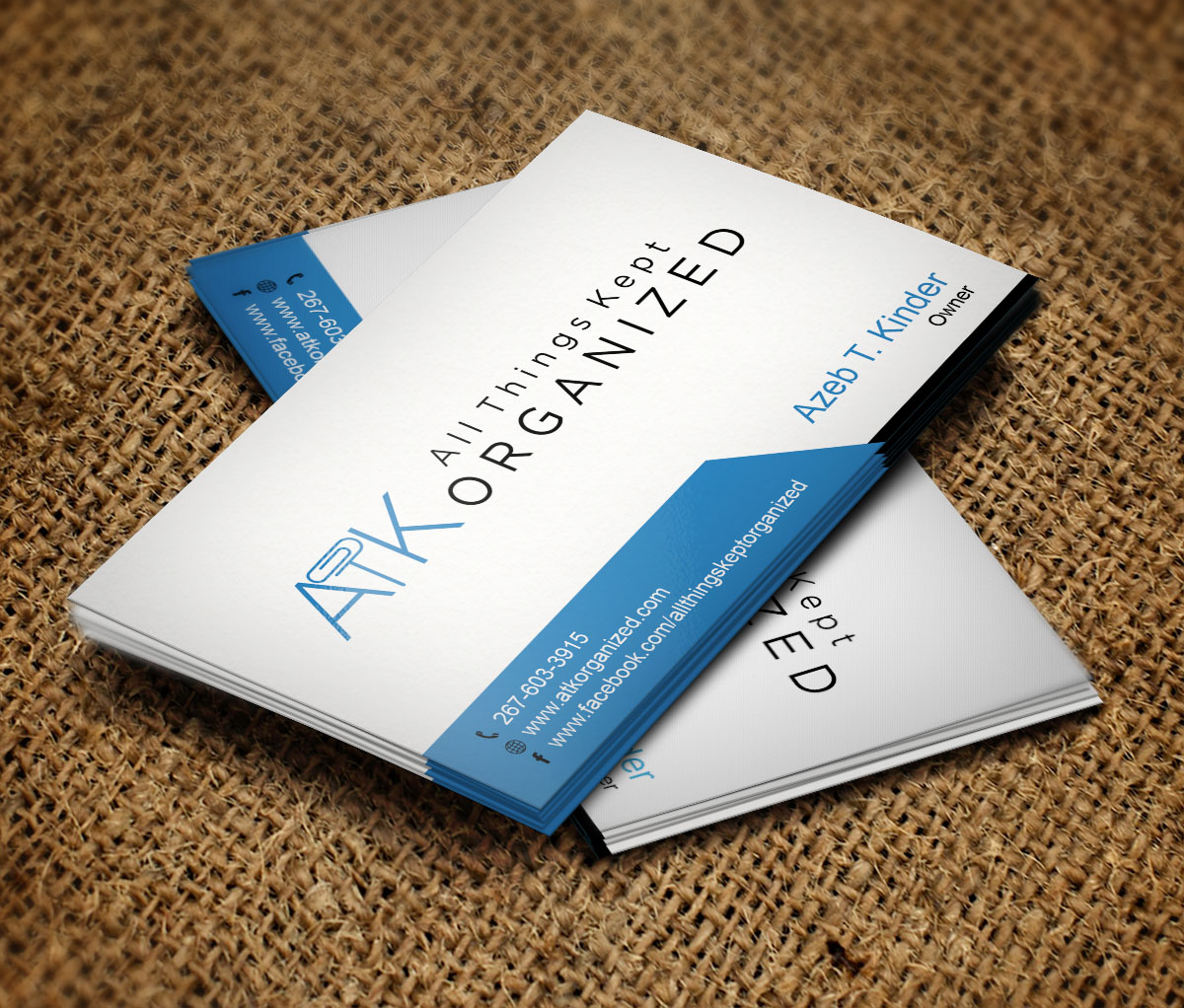 Business Card Design by Verified artistry (Design garden) for All Things Kept Organized | Design #11565744