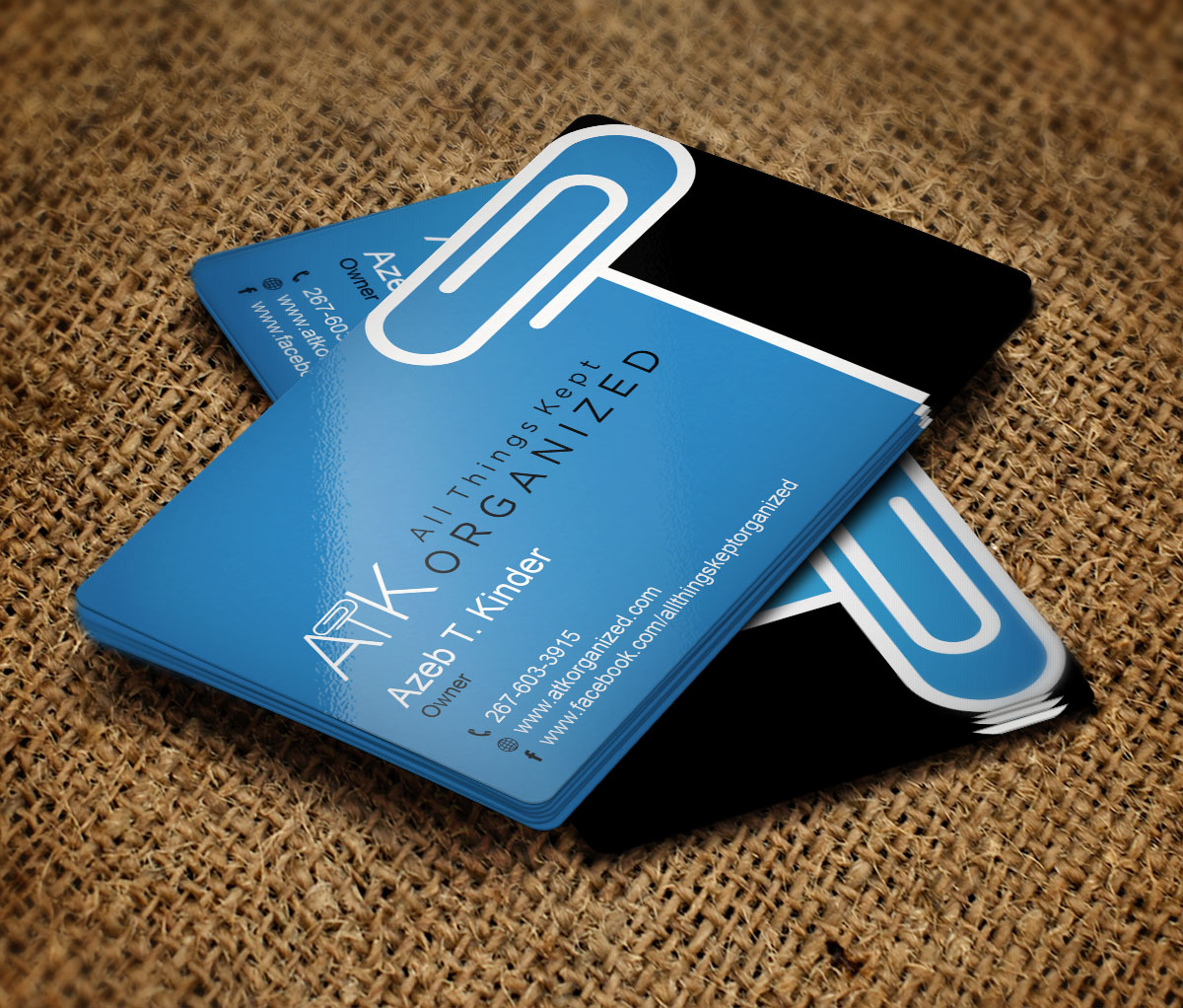 Business Card Design by Verified artistry (Design garden) for All Things Kept Organized | Design #11565748