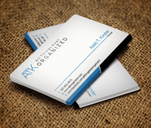 Business Card Design by Verified artistry (Design garden) for All Things Kept Organized | Design: #11565749