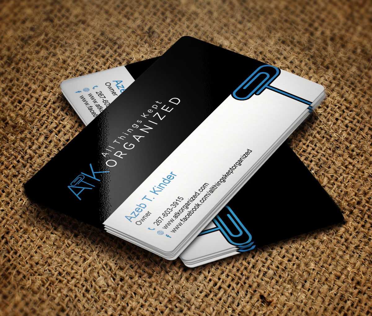 Business Card Design by Verified artistry (Design garden) for All Things Kept Organized | Design #11565752