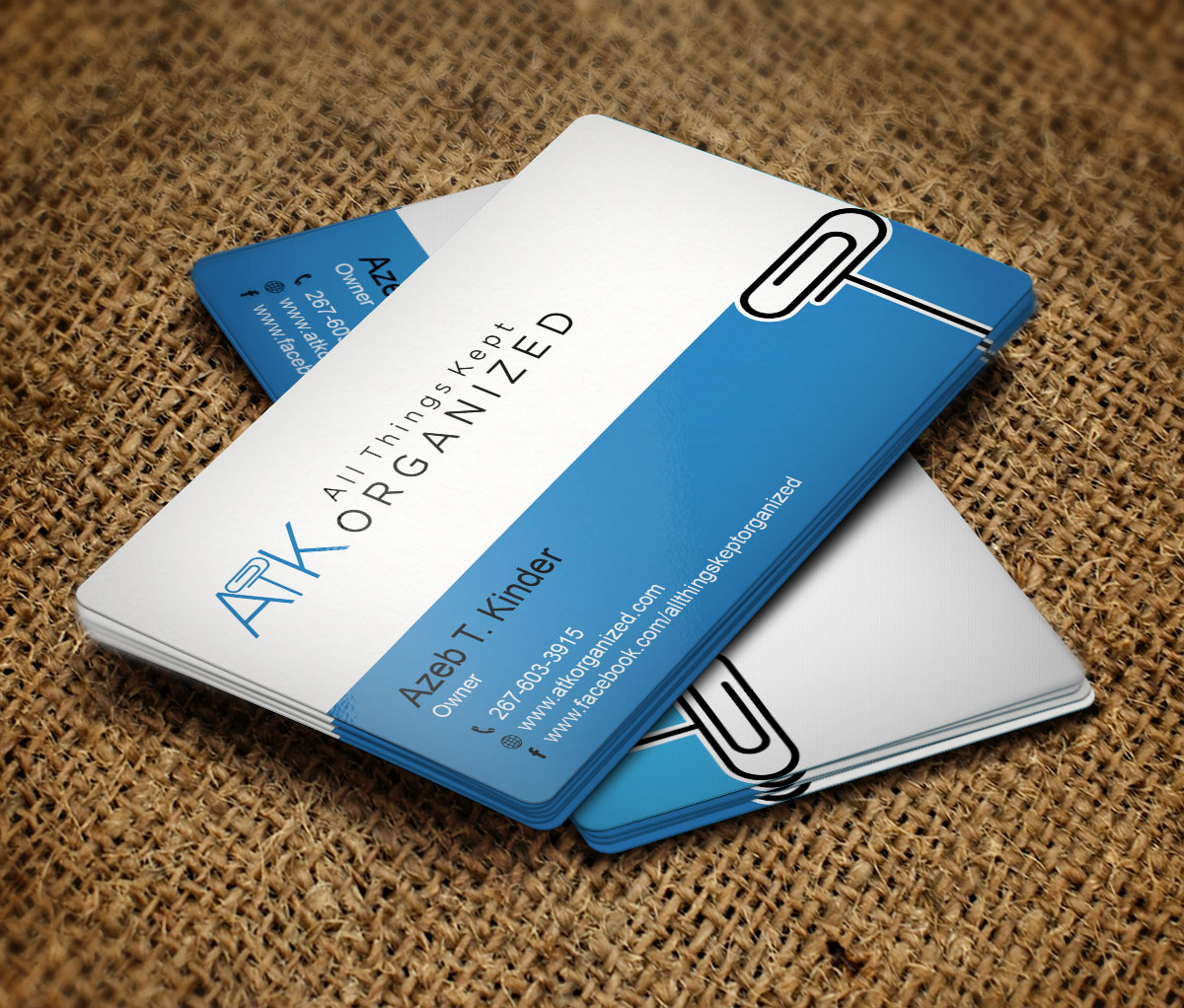 Business Card Design by Verified artistry (Design garden) for All Things Kept Organized | Design #11565753