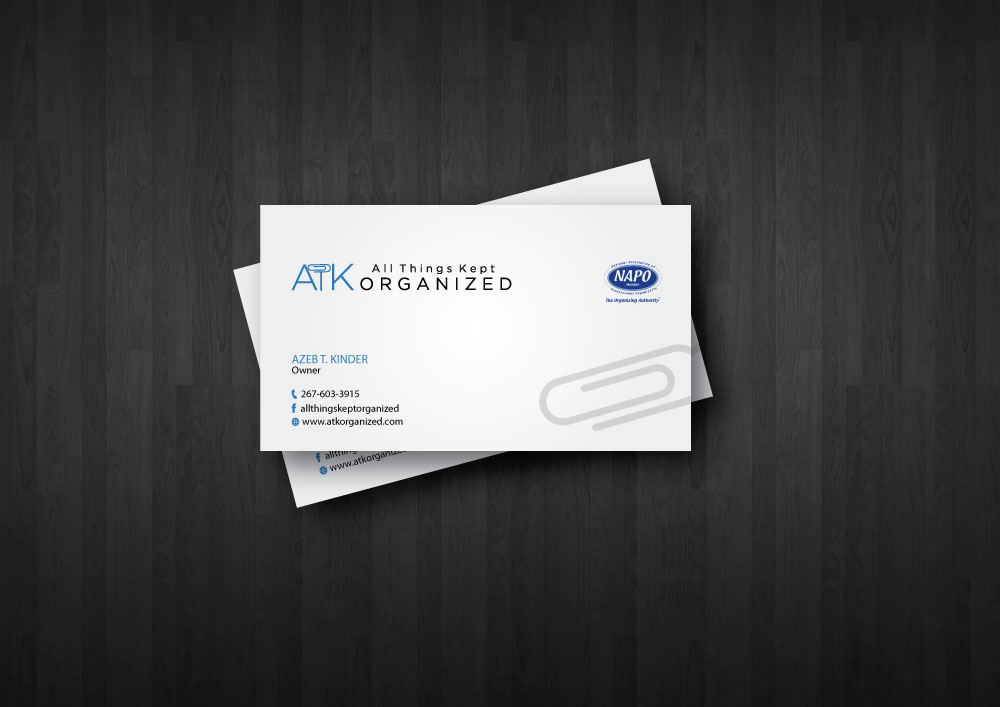 Design de Carte de Visite par Concept Factory pour All Things Kept Organized | Design #11708447