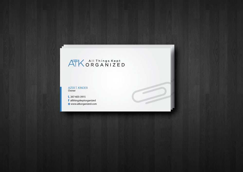 Diseño de Tarjeta de Presentación por Concept Factory para All Things Kept Organized | Diseño #11708490