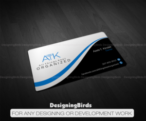 Business Card Design by Designing Birds for All Things Kept Organized | Design: #11576150